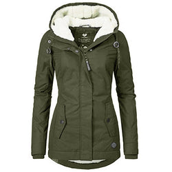 Image of Plus velvet padded cotton clothing