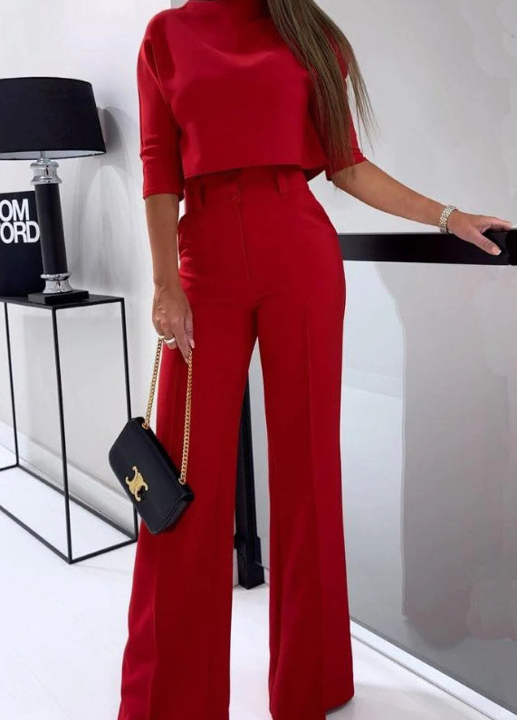 Image of Fashion Tops High Waist Wide Leg