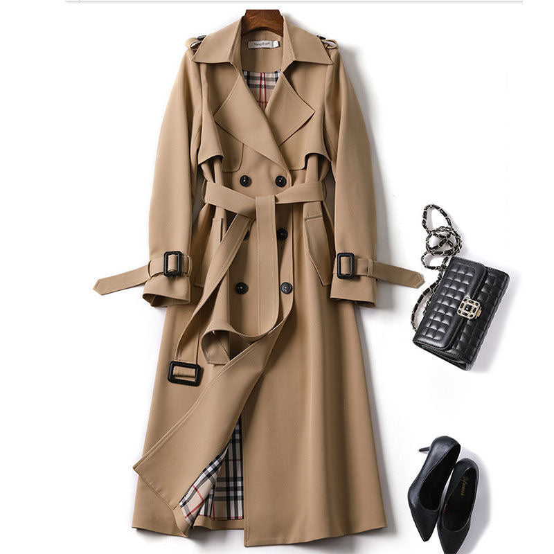 Image of British style over the knee coat