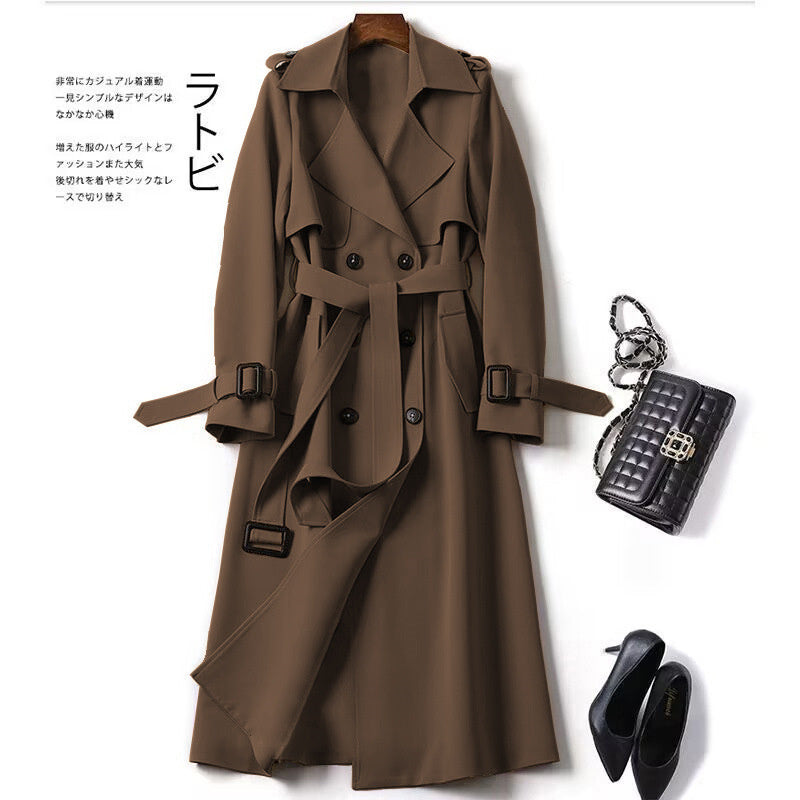 Image of British style over the knee coat