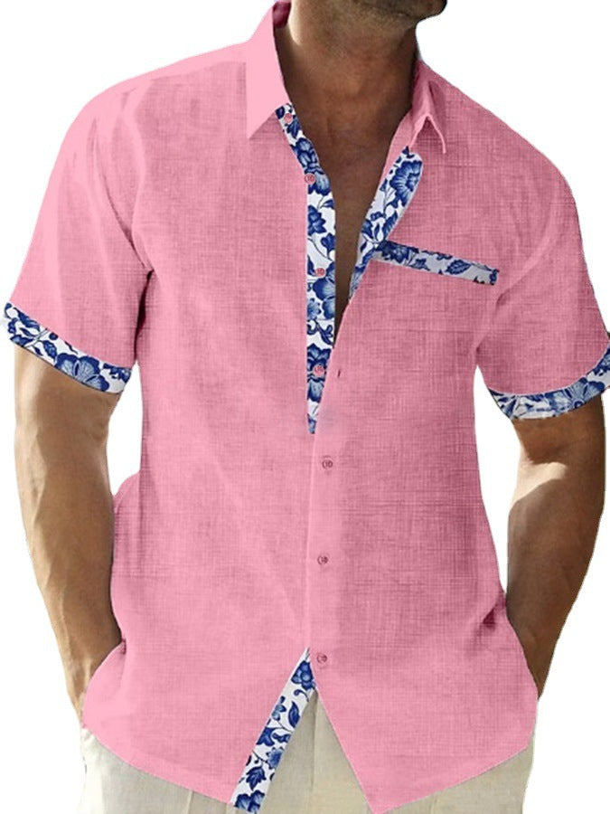 Image of Men's Summer Vacation Seaside Casual Shirts