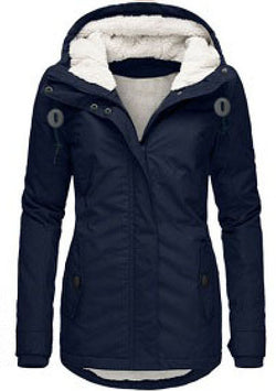 Image of Plus velvet padded cotton clothing