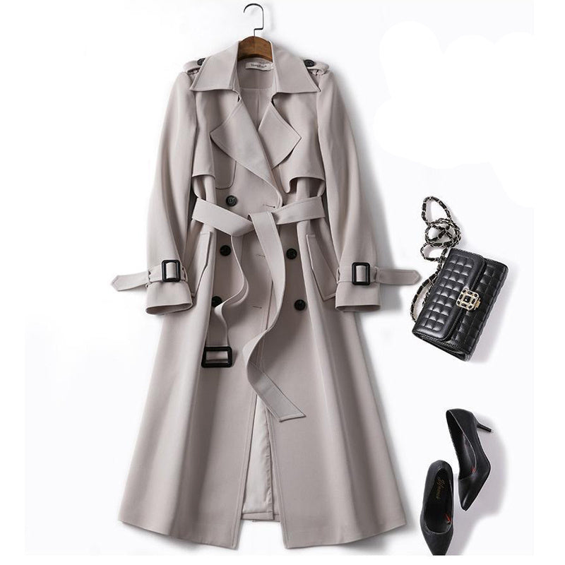 Image of British style over the knee coat