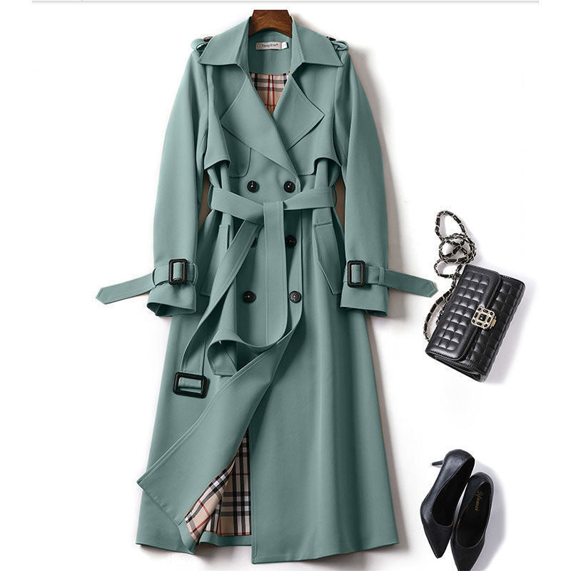 Image of British style over the knee coat