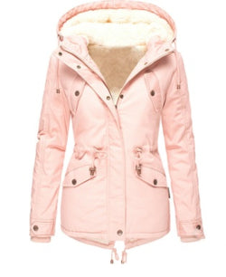 Image of Plus velvet padded cotton clothing