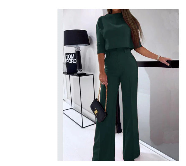 Image of Fashion Tops High Waist Wide Leg