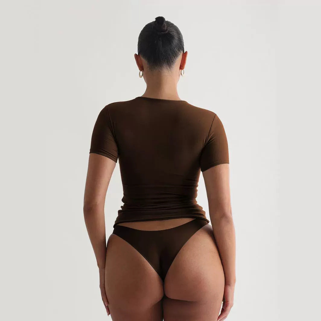 Image of Slim-fit Sexy Hot Girl Pure Desire Top