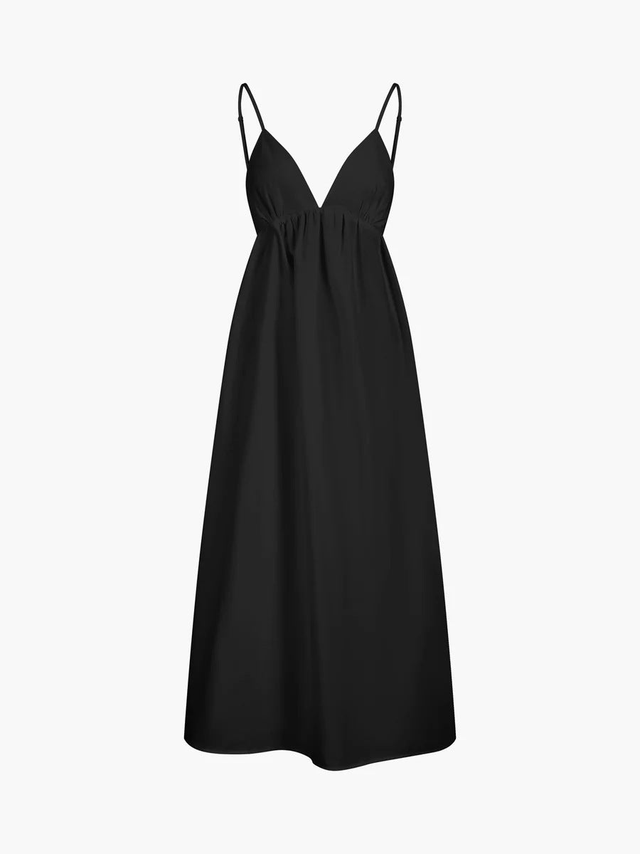 Women's Trench Coat Mini Strap Dress
